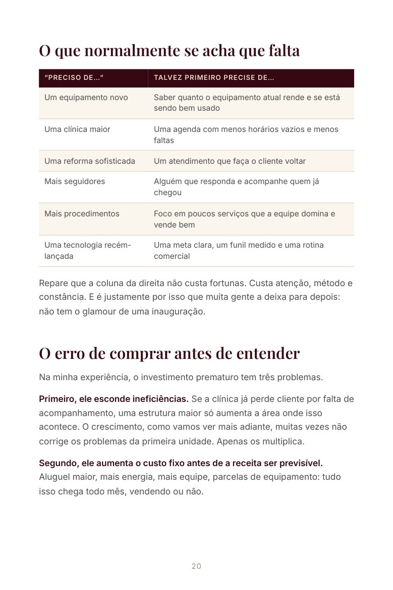 Página interna do e-book